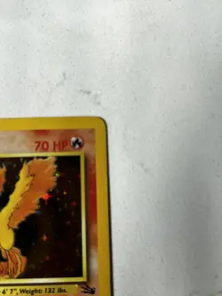 Pokemon TCG 1999 Moltres Fossil 12/62 Holo Rare 1st Edition NM NP - Image 4