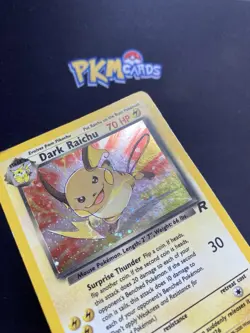 Pokemon TCG Dark Raichu Team Rocket 83/82 Holo Secret Rare HP. - Image 2