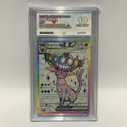 Pokemon 2025 Black Star Prom Espeon Ex No. 175 Ace Graded 10 - Image 1