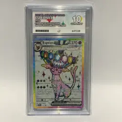 Pokemon 2025 Black Star Prom Espeon Ex No. 175 Ace Graded 10 - Image 3