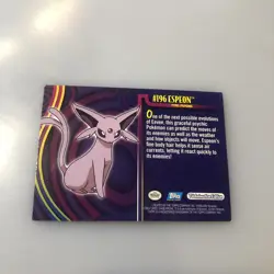 2001 TOPPS POKEMON ESPEON JOHTO LEAGUE CHAMPIONS #196 - NM - Image 5