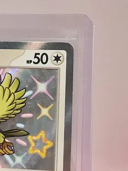 SHINY PIDGEY- PAF- PALDEAN FATES 196/091 NM-M POKEMON CARD TCG HOLO RARE EN - Image 3