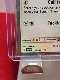 SHINY PIDGEY- PAF- PALDEAN FATES 196/091 NM-M POKEMON CARD TCG HOLO RARE EN - Image 5