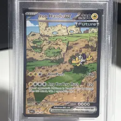 Pokemon Iron Hands ex SV04 Paradox Rift Special Illustration Rare 248/182 PSA 10 - Image 2