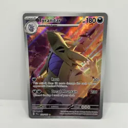 2023 Pokemon SV Paldea Evolved Tyranitar #222/193 - Image 1