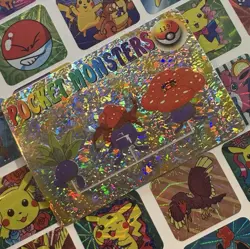 Pokemon Charizard Vintage Pocket Monsters Vending HOLO Prism Sticker 99 Nintendo - Image 1