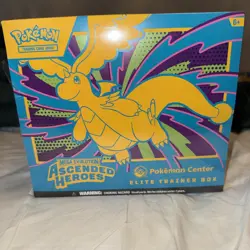 Pokemon Center Ascended Hero’s Etb Sealed (Teared) Box New Factory Sealed - Image 1