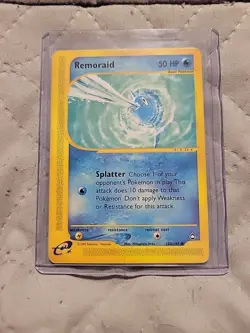 Remoraid 105/147 Aquapolis E-Reader Rare Unlimited WOTC Pokemon TCG - Image 1