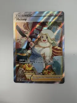 Melony 166/163 Full Art Secret Rare Holo Trainer Supporter Pokemon TCG Chilling - Image 1