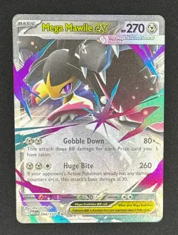 Pokemon Mega Mawile ex 094/132 Me01: Mega Evolution Holo - Image 1