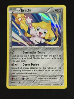 Jirachi #42/108 - Pokemon TCG - Roaring Skies - Rare - Holo - NM - Image 1