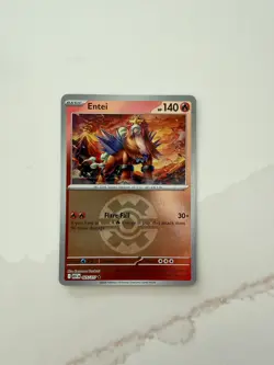 Entei - 025/217 Pokemon TCG - Ascended Heroes - Quick Ball Reverse Holo Rare NM - Image 1