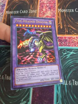 Yugioh Five-Headed Dragon LC03-EN004 Ultra Rare Limited Near Mint - Image 2
