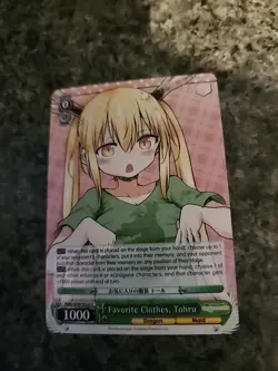 Weiss Schwarz Favorite Clothes, Tohru Miss Kobayashi's Dragon Maid UC ws1 - Image 1