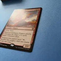 Goldspan Dragon Kaldheim Mythic Card 139/285 Regular Card Mtg - Image 2