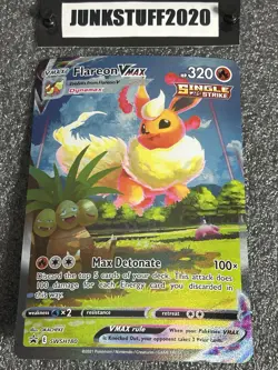 ​Flareon VMAX SWSH180 Jumbo Card Near Mint Holofoil​ Pokemon​​ Black Star Promo - Image 1