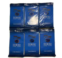 6 Packs - STAR TREK The Next Generation Customizable Card Game 1995 Dicipher - Image 1