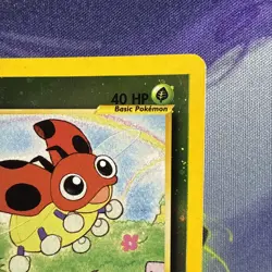 Pokemon Ledyba card 7/18 TCG Southern Islands Reverse Holo promo LP - Image 3