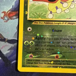 Pokemon Ledyba card 7/18 TCG Southern Islands Reverse Holo promo LP - Image 5