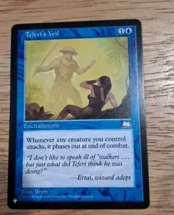 MTG magic cards 1x Teferi's Veil Weatherlight Light Play, English - Image 1