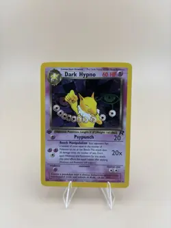 Pokemon Dark Hypno 1st Edition Holo Rare Card Team Rockets Set 9/82 - Image 1