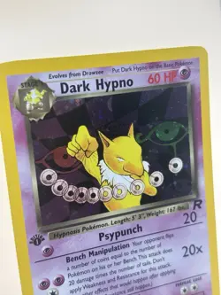 Pokemon Dark Hypno 1st Edition Holo Rare Card Team Rockets Set 9/82 - Image 2