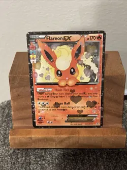 Pokemon TCG Flareon EX Holo Rare Card Radiant Collection RC6/RC32 - Image 1