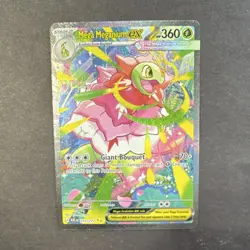 Pokemon Mega Meganium EX Holo 272/217 Grass Stage 2 TCG Card English - Image 1