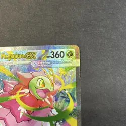 Pokemon Mega Meganium EX Holo 272/217 Grass Stage 2 TCG Card English - Image 3