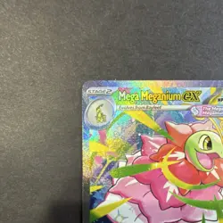 Pokemon Mega Meganium EX Holo 272/217 Grass Stage 2 TCG Card English - Image 4