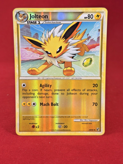 2010 Pokemon Undaunted JOLTEON Reverse Foil 28/90 Card LP - Image 1