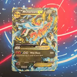 Pokemon M Charizard EX 69/106 Mega Evolution Holo Dragon Card 2014 English - Image 1