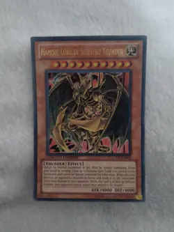 Hamon, Lord of Striking Thunder LC02-EN002 Ultra Rare Yu-Gi-Oh Card Limited - Image 1