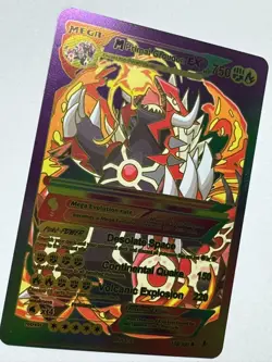 Pokemon Primal Groudon RAINBOW DISPLAY Card MINT CONDITION - Image 3