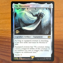 The Masamune - Prerelease Foil Promo - Final Fantasy MTG - Image 1
