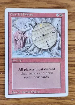 MTG Wheel of Fortune Revised Edition LP/MP Magic The Gathering - Image 3
