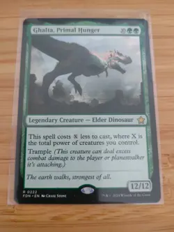 MTG Ghalta, Primal Hunger 0222 Foundations M/NM Free UK P&P - Image 1