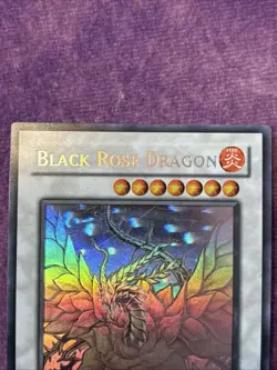 1x YUGIOH Black Rose Dragon CSOC-EN039 Ghost Rare 1st Edition LP - Image 2