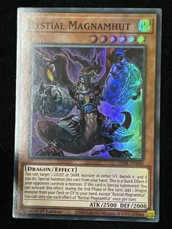 YUGIOH BYSTIAL MAGNAMHUT SUPER RARE 1ST EDITION NEAR MINT DABL-EN006 - Image 1
