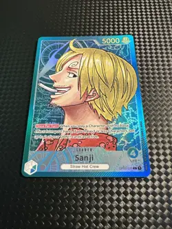 One Piece Card Game TCG Sanji OP02-026 Alt Art Leader - Image 1
