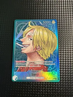 One Piece Card Game TCG Sanji OP02-026 Alt Art Leader - Image 2