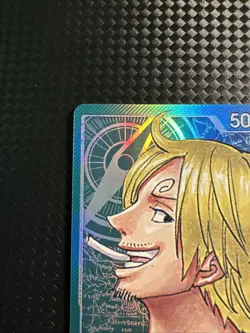 One Piece Card Game TCG Sanji OP02-026 Alt Art Leader - Image 3