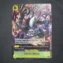 One Piece The Azure Sea’s Seven Gecko Moria OP14-104 SR Alt Art English. NM - Image 1