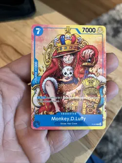 Monkey.D.Luffy (2nd Anniversary Stamped Promo) P-043 - One Piece TCG - English - Image 1