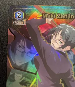 Union Arena Jujutsu Kaisen Maki Zen'in UE03BT/JJK-1-050 SR⭐ English - Image 2