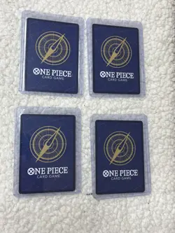 One Piece Card Game Monkey.D.Luffy OP04-090 SR - Kingdoms Of Intrigue - NM x4 - Image 2