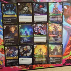 Riftbound league of legends Spiritforged (12) Card Foil Lot (NM) - Image 1