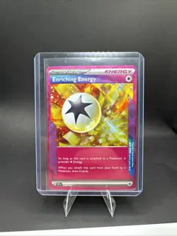 Pokemon TCG Enriching Energy 191/191SV08: Surging Sparks Ace Spec Rare Holo Card - Image 1