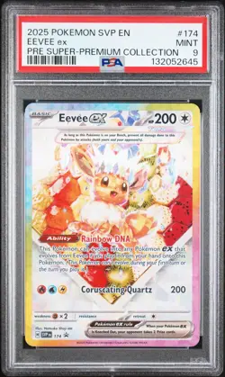 Eevee ex 174 Sv: Scarlet & Violet Promo Cards Holo PSA 9 - Image 1