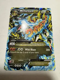 Pokemon TCG M Charizard EX Card 69/106 XY Flashfire 2014 LP/MP - Image 1
